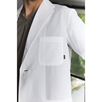 メンズシングルコート半袖 フォーク