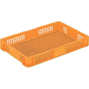 10240200OR301 �T���e�i�[ �T���R�[(�O�b) ���b�V�� �e��23.2L ���B20-2 �I�����W�F �O��(���~���s�~����)700�~460�~93mm 1�� 14736199