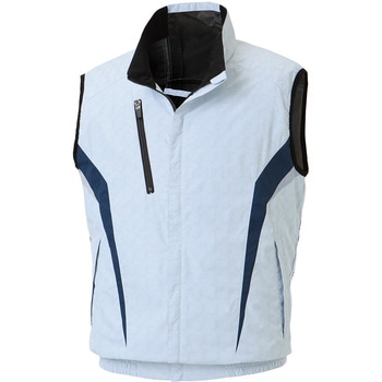 空調風神服 チタン加工ベスト(5セル24Vジャパンモデル プラズマクラスターななめファンセット&バッテリーセット 2025) サンエス