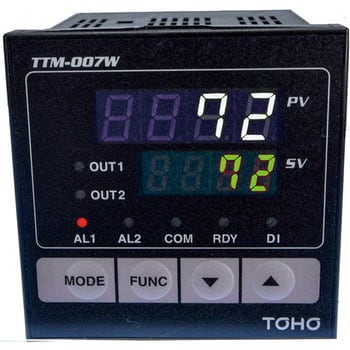 TTM-007W-R-A デジタル温度調節器(TTM000シリーズ) 1台 東邦電子