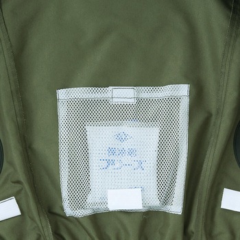 空調風神服 フルハーネス用長袖ブルゾン (5セル24Vグローバルモデル フラットハイパワーファンセット&バッテリーセット 2025) サンエス
