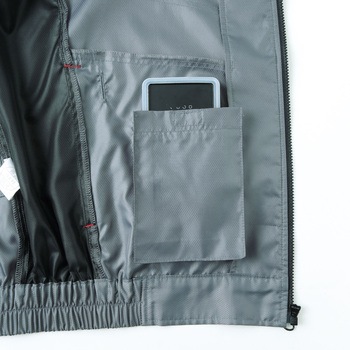 空調風神服 長袖ブルゾン (5セル24Vグローバルモデル フラットハイパワーファンセット&バッテリーセット 2025) サンエス