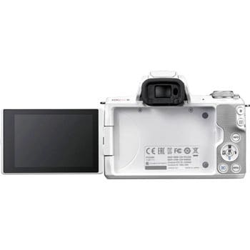 EOS Kiss M EF-M15-45 IS STM レンズキット WH デジタル一眼レフカメラ ...