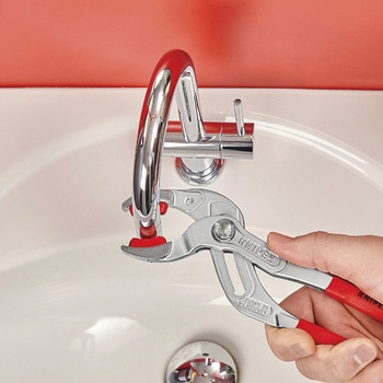 パイププライヤー (プラスチックアゴ付き) KNIPEX(クニペックス)