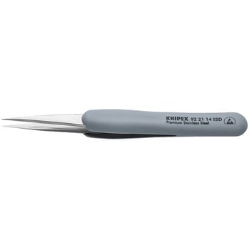 ラバーグリップ付きピンセット KNIPEX(クニペックス)