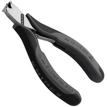 ESD エレクトロニクス・エンドカットニッパー KNIPEX(クニペックス)