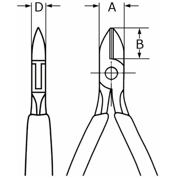 エレクトロニクスニッパー KNIPEX(クニペックス)