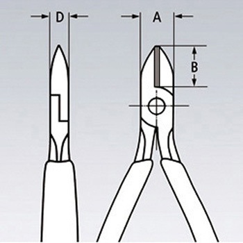 エレクトロニクスニッパー KNIPEX(クニペックス)