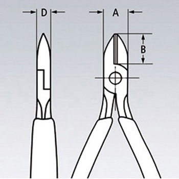 エレクトロニクスニッパー KNIPEX(クニペックス)