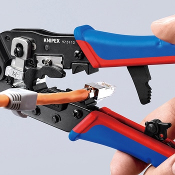 ウエスタンプラグ圧着ペンチ (8ピン) KNIPEX(クニペックス)