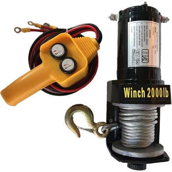 デジタルランド 電動ウインチ 車載電源対応 運搬作業 DIY 車修理 メンテナンス デジタルランド