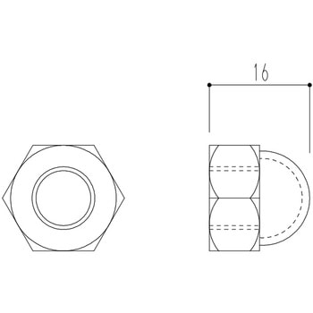 袋ナット M10 神栄ホームクリエイト(旧:新協和)