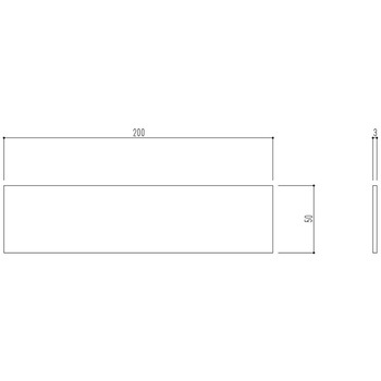 一般室名札 無地 神栄ホームクリエイト(旧:新協和)