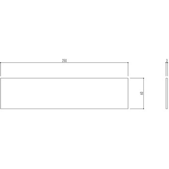 一般室名札 無地 神栄ホームクリエイト(旧:新協和)