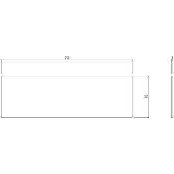 一般室名札 無地 神栄ホームクリエイト(旧:新協和)
