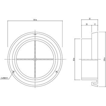 パイプ仮枠止(コーキング溝付) 神栄ホームクリエイト(旧:新協和)