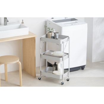 組立簡単! スチールワゴン アイリスオーヤマ