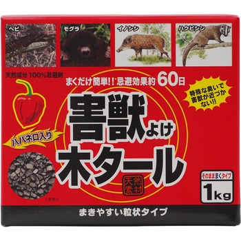 ハバネロ入り害獣除け木タール トヨチュー