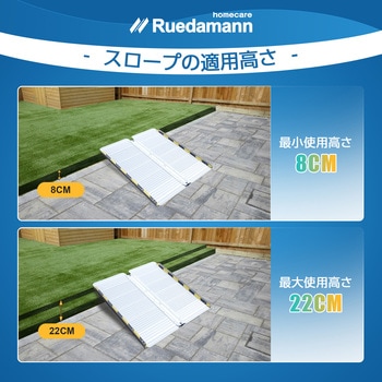 アルミブリッジ 玄関スロープ Ruedamann