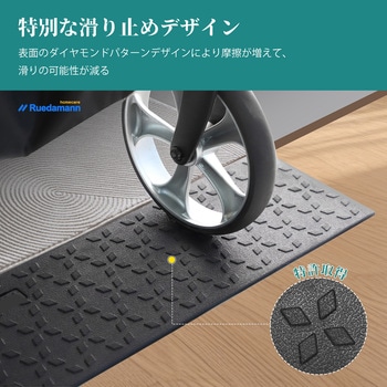 段差スロープ 車椅子スロープ ゴム製 Ruedamann