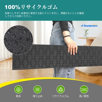 段差スロープ 車椅子スロープ ゴム製 Ruedamann