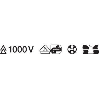 絶縁ケーブルカッター 1000V KNIPEX(クニペックス)