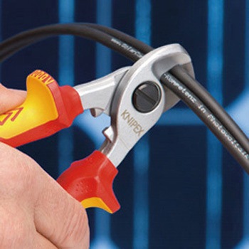 絶縁ケーブルカッター 1000V KNIPEX(クニペックス)