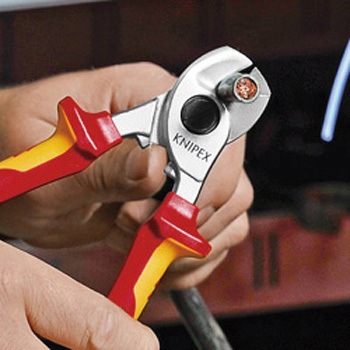 絶縁ケーブルカッター 1000V KNIPEX(クニペックス)