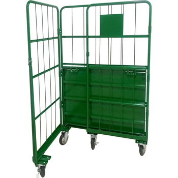 カゴ台車 床板スチール製 モノタロウ