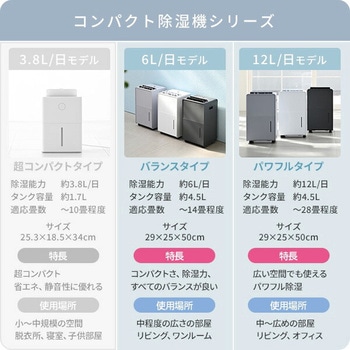 除湿機 衣類乾燥除湿機 コンプレッサー式 YAMAZEN(山善)