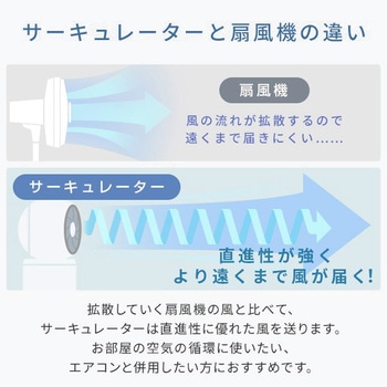 サーキュレーター DCモーター 全分解 洗える 上下左右首振り 18畳まで 静音 YAMAZEN(山善)