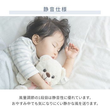 扇風機 DCモーター コンパクト収納 静音 切タイマー 風量8段階 YAMAZEN(山善)