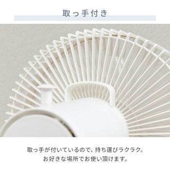 扇風機 クリップ式 23cm羽根 左右首振り 風量2段階 ミニ クリップファン YAMAZEN(山善)