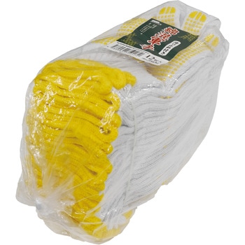 綿混軍手滑り止め付き (12双入り) 750g ヤマショウ