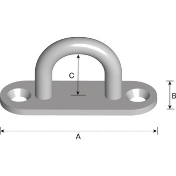 ステンレス S3212アイプレート - ダイドーハント(旧:大同製鋲所)