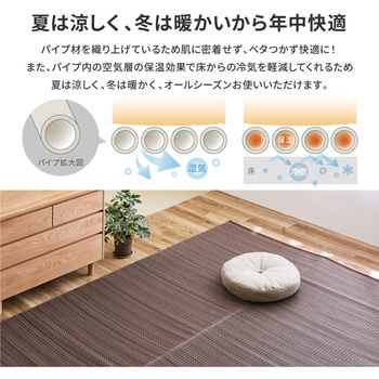 洗えるい草風カーペット ライアン 萩原