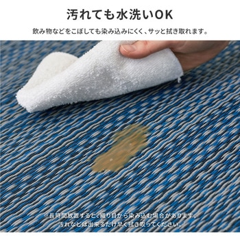 洗えるい草風カーペット ライアン 萩原
