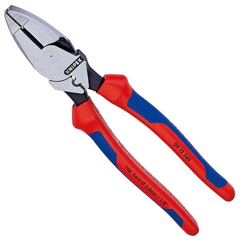 架線工事用強力ペンチ (圧着付き) KNIPEX(クニペックス)