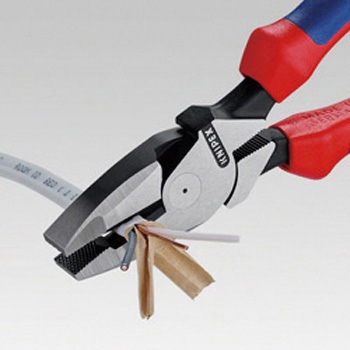 架線工事用強力ペンチ (圧着付き) KNIPEX(クニペックス)