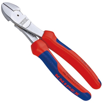 強力型斜ニッパー (硬線用) KNIPEX(クニペックス)