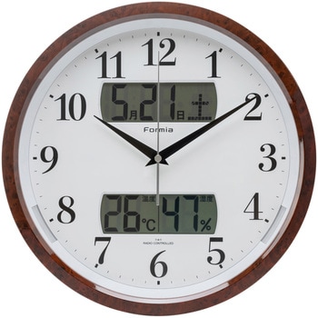 自動点灯機能付き電波掛時計 保土ヶ谷電子販売