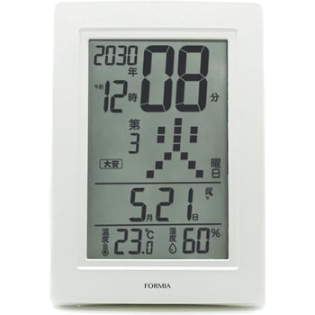 温度湿度表示付き電波時計 保土ヶ谷電子販売