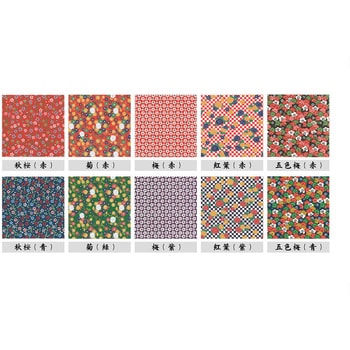 和紙友禅千代紙【華】15cm 10柄 30枚 エヒメ紙工