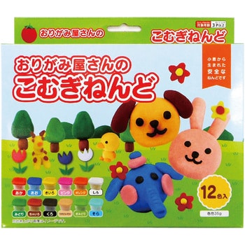 こむぎねんど12色 エヒメ紙工