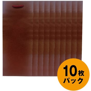 小物用ギフトバッグ タテ型 小豆 エヒメ紙工