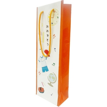 小物用ギフトバッグ タテ型 学校柄 エヒメ紙工