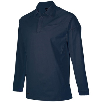 長袖ポロシャツ クロダルマ