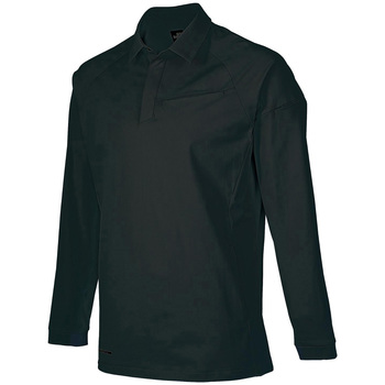 長袖ポロシャツ クロダルマ