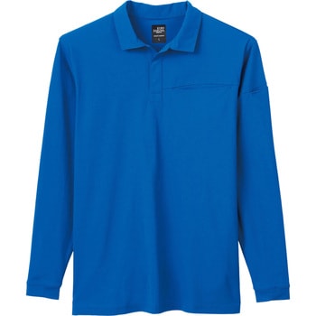 長袖ポロシャツ クロダルマ