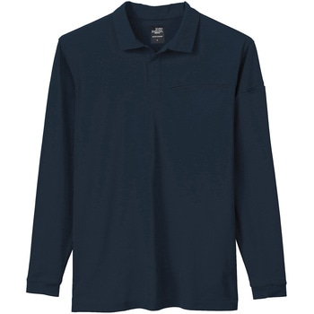 長袖ポロシャツ クロダルマ